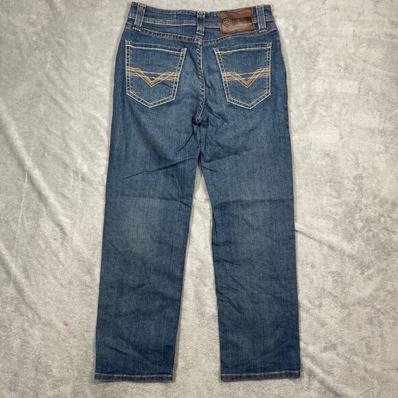 Rock & Roll Cowboy Double‎ Barrel Relaxed Straight Denim Jeans 30 x 30 Western - Picture 7 of 13